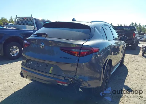 2020 Alfa Romeo Stelvio Ti Sport Awd из США, поврежденный, VIN ZASPAKBN7L7C83600